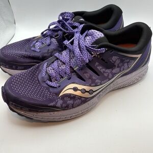 Saucony Women's Guide ISO 2 TR Running Shoes Purple S10466-37 Lace-Up Mesh 10.5‎
